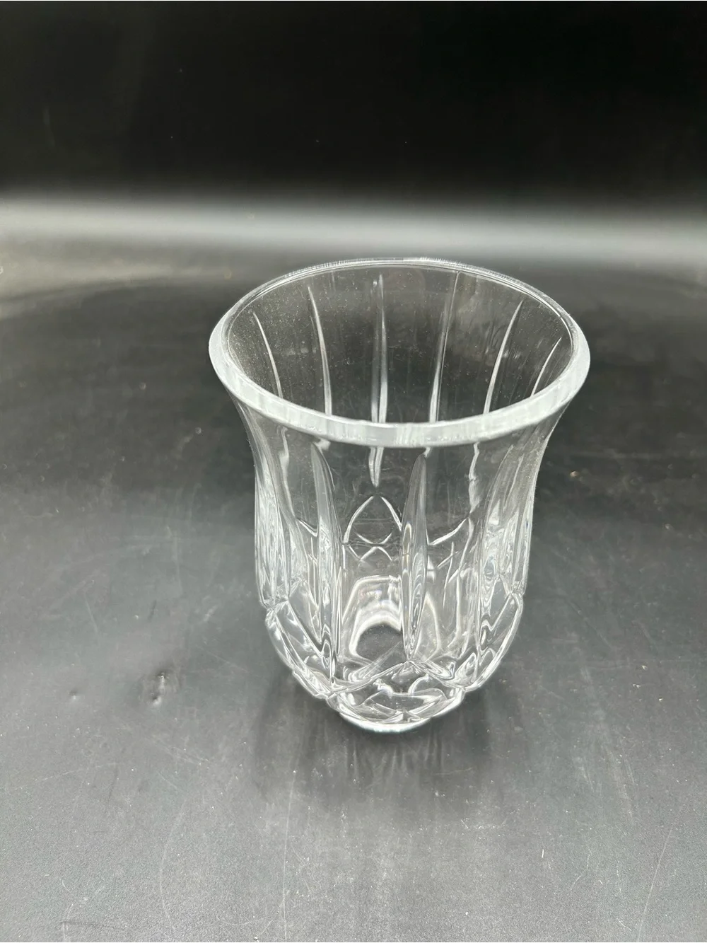 Clear Crystal Decorative light globe- Classic Cut Pattern, sconce replacement